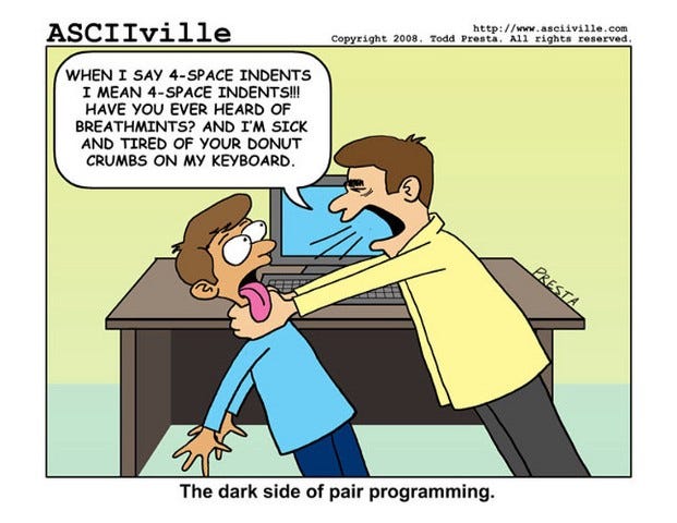 The Dark Side of Pair Programming